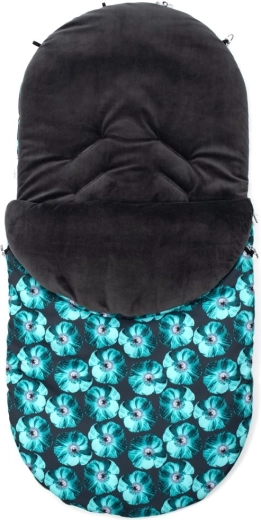 Saco de invierno New Baby verde para carrito y silla de coche