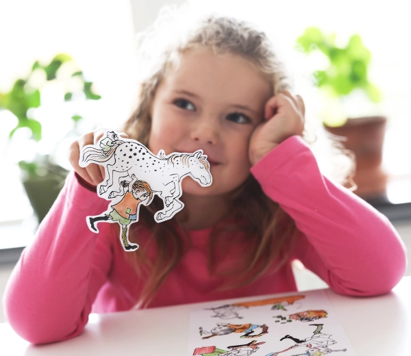 Pegatinas que los niños crean por sí mismos