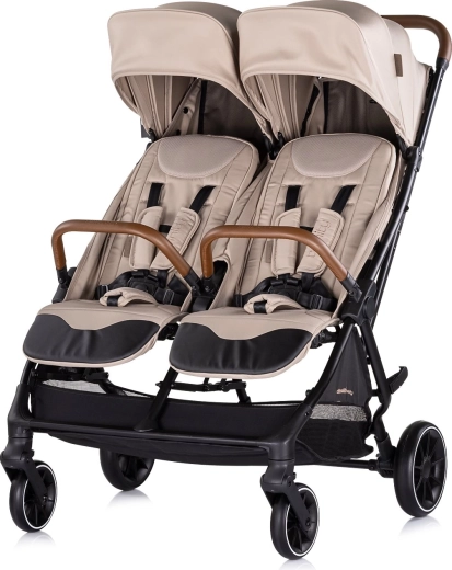 Cochecito deportivo doble CHIPOLINO Twinity Cloud