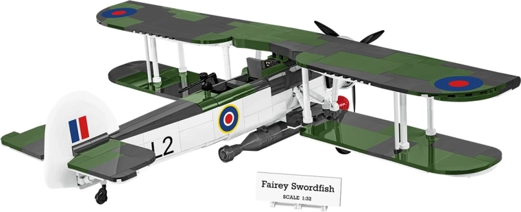 Modelo detallado del Fairey Swordfish a escala 1:32