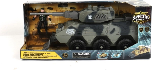 Coche militar con conjunto de accesorios