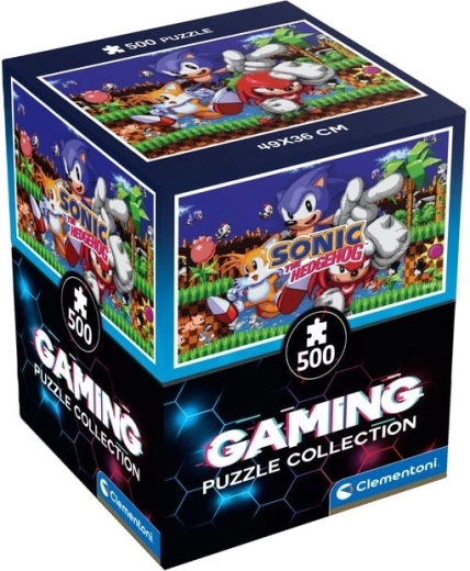Puzzle CLEMENTONI Gaming Collection Sonic – 500 piezas