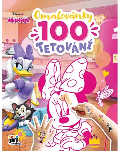 Libro para colorear y 100 tatuajes de Minnie