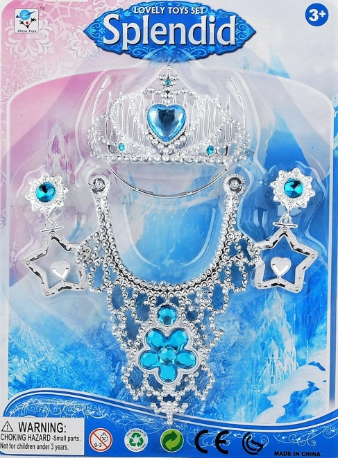 Set infantil de joyas con coronita