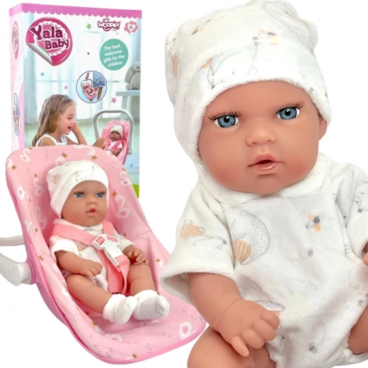 WOOPIE Royal muñeca infantil 30,5 cm con portabebés rosa