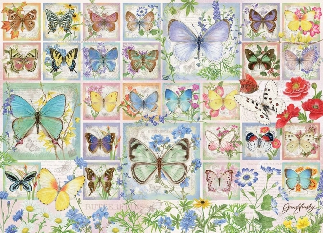 Puzzle Mosaico de mariposas 500 piezas COBBLE HILL