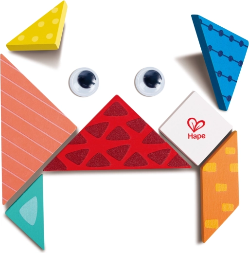 Rompecabezas de madera Tiny Tangram