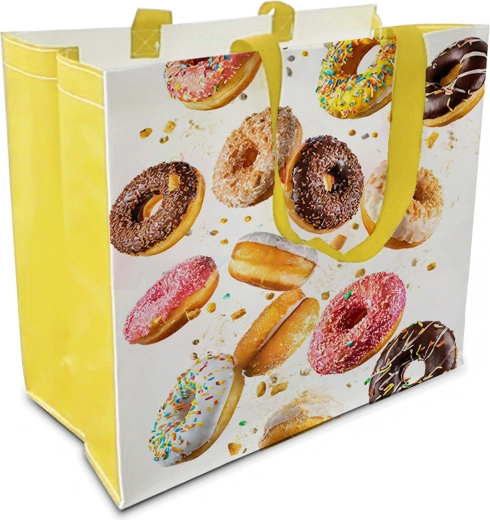 Bolsa de la compra Donuts 43 × 37 × 21,5 cm