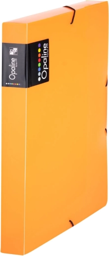 Caja con goma elástica A4 Naranja