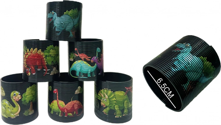 Resorte con motivos de dinosaurios