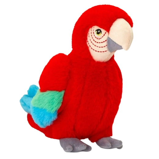 Loro de peluche Keel de 20 cm