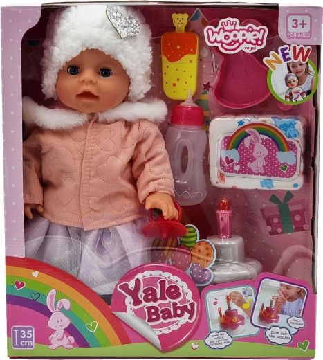 Muñeca interactiva Pequeña Zosia celebra cumpleaños 35 cm + accesorios WOOPIE ROYAL