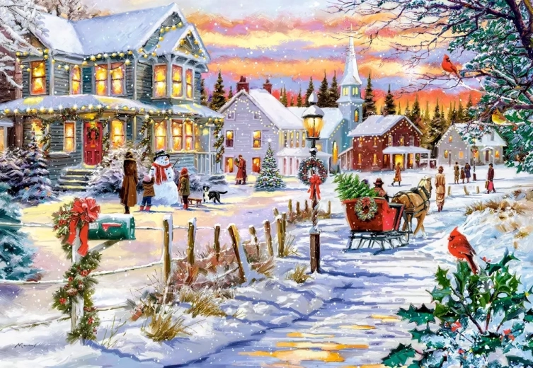 Puzzle Castorland Árbol de Navidad 1000 piezas