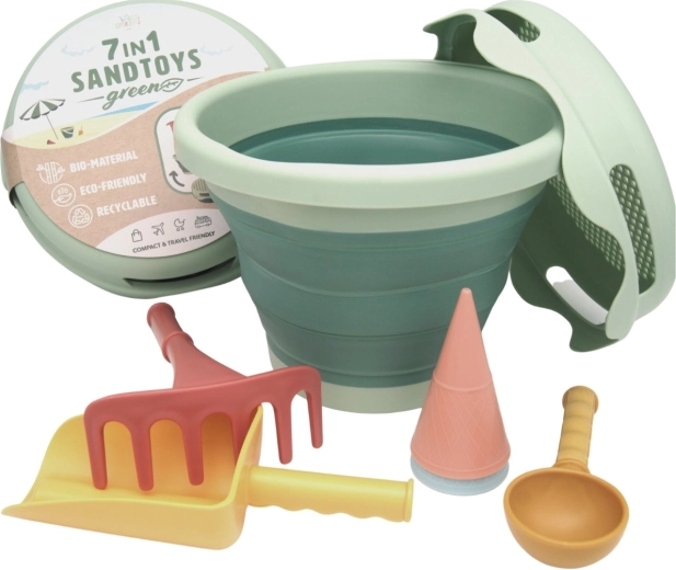 Compactoys set plegable para arena 7 en 1 verde