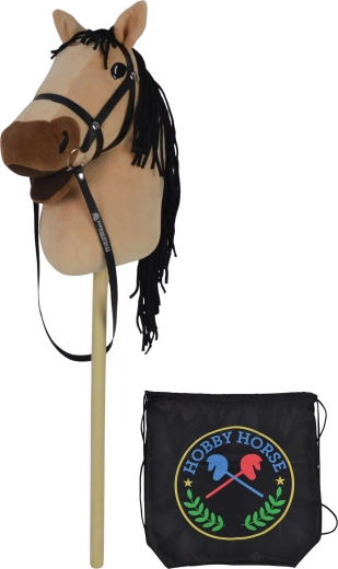 Tambor infantil con palo con sonido, 73 cm, con mochila negra