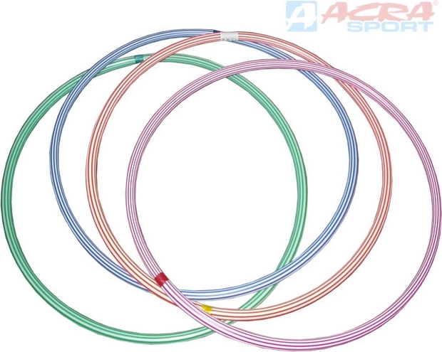 ACRA aro de gimnasia hula hoop 60 cm para niños - 1 pieza