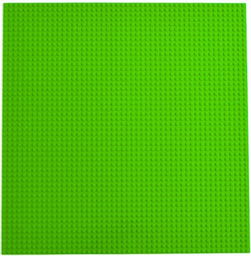 Placa base de construcción para bloques, verde, 40 × 40 cm