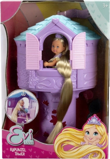 Evi Love torre de Rapunzel con muñeca