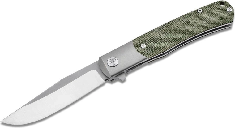 Böker Manufaktur Solingen Trapper TRPPR micarta navaja de bolsillo plegable 8,2 cm verde