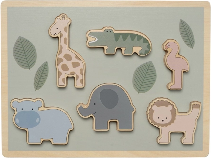 Jabadabado puzzle encajable safari