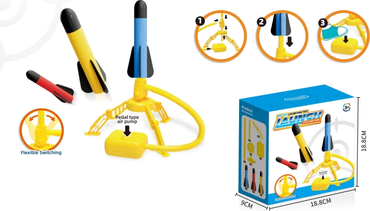 Set lanzacohetes para niños