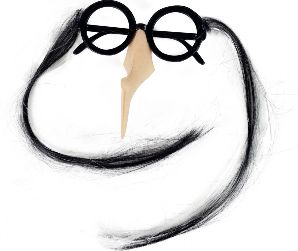 Gafas de bruja con nariz