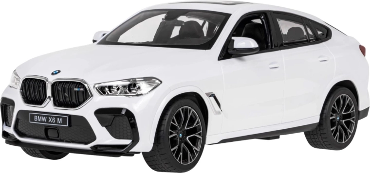 Coche teledirigido BMW X6 M Rastar 1:14 – Blanco
