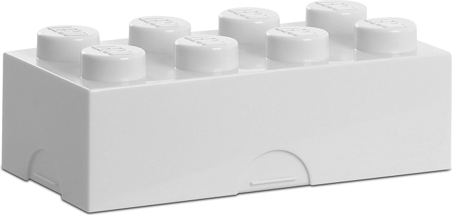 Caja de almuerzo LEGO blanca