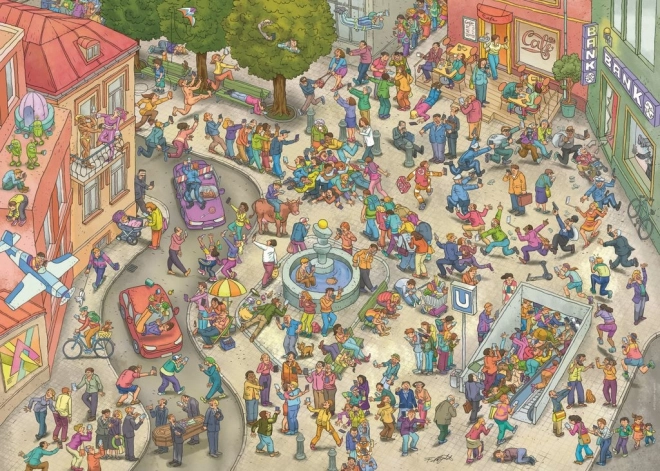 Puzzle Heye Zombis en movimiento 1000 piezas