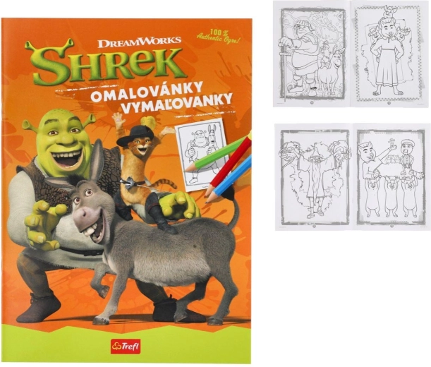 Libro para colorear Shrek