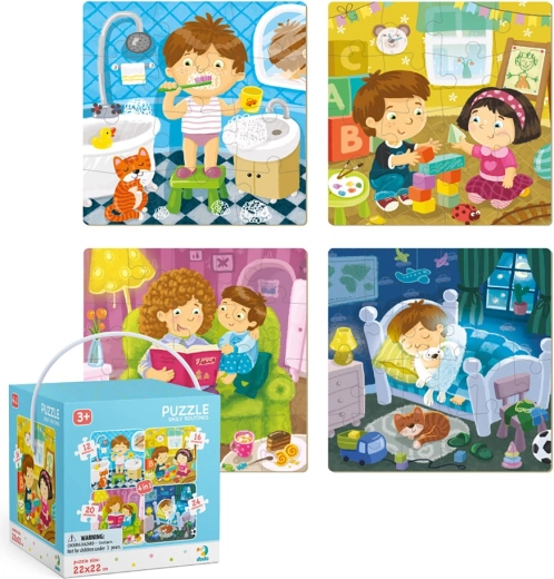 Puzle progresivo infantil DODO – actividades diarias