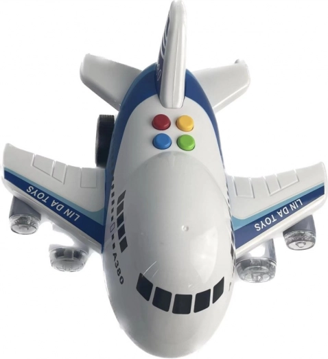 Avión con efectos de luz y sonido
