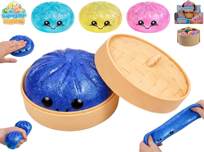 Dumpling squishy antiestrés sugar 9 cm (mezcla de colores)