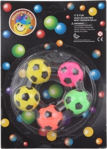 Pelotas saltarinas balón de fútbol 5 uds