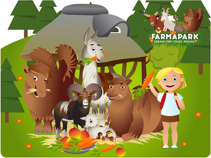 Tarjeta postal 3D Farmapark 2 de PRIME
