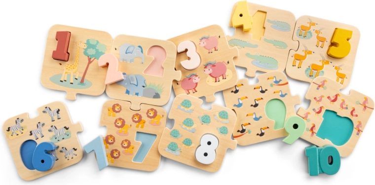 Puzzle Safari - Aprendemos los números