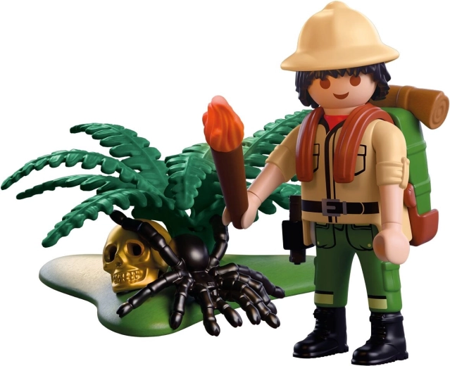Misteriosa escena de la jungla