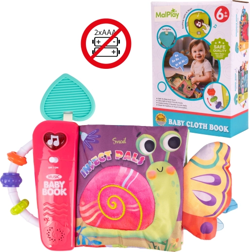 Librito educativo para bebés – insectos