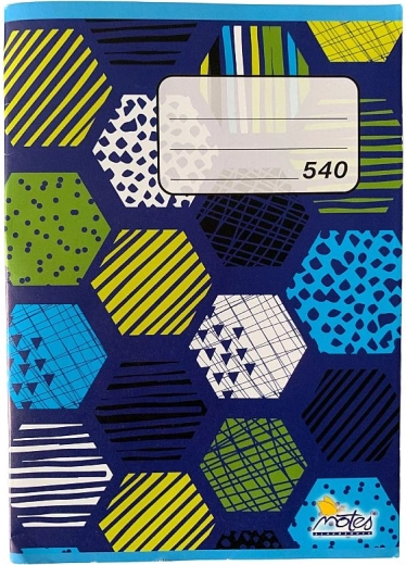 Cuaderno escolar A5 de 40 hojas en blanco de papel sin madera