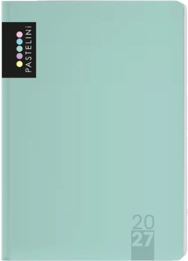 Agenda Pastelini A5 diaria 2027 verde