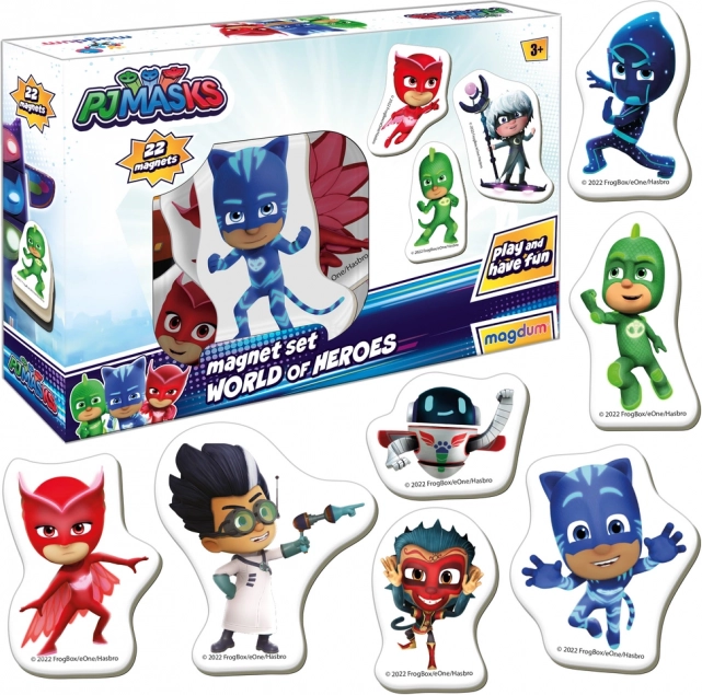 Set de imanes PJ MASKS