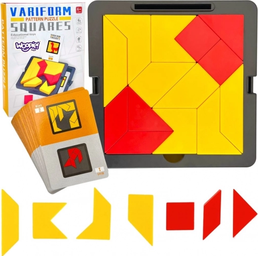 Juego lógico de Tangram de bolsillo de WOOPIE