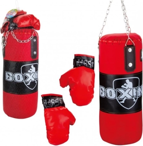 Set de boxeo infantil Sport Kids con saco y guantes