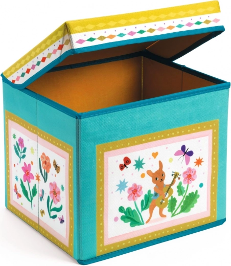 Caja para juguetes y asiento Djeco Caravan