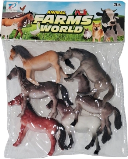 Set de figuras de caballos