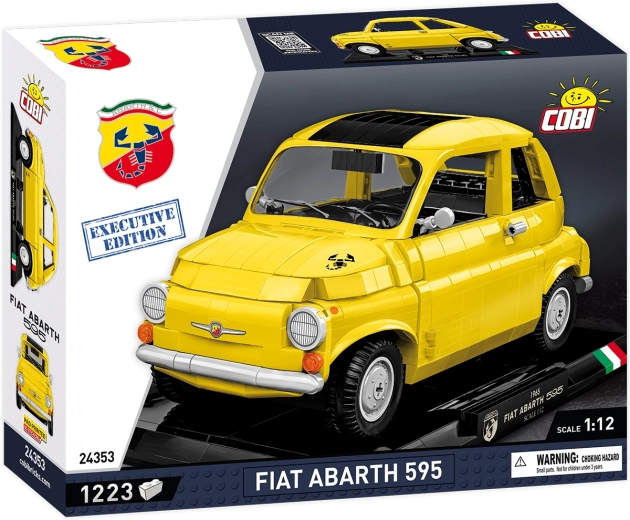 Cobi Fiat Abarth 595 Executive Edition, set de construcción a escala 1:12 (1223 piezas)