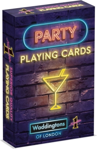 Waddingtons Party – baraja clásica de 54 cartas de Winning Moves