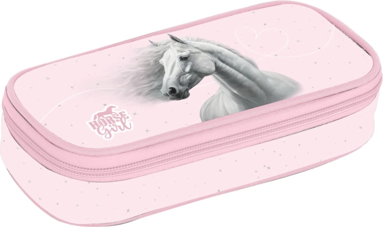 Estuche escolar tipo etui Caballo Romantic