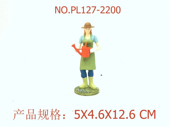 Figura de granjera 12,6 cm