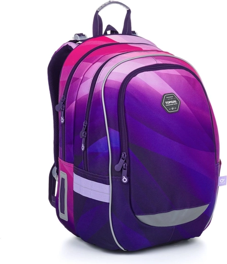 Mochila escolar Topgal ola rosa